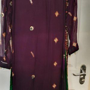 Womens Purple Suit